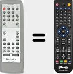 Telecomando sostituto di RAK-HDA10WH