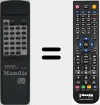 Telecomando sostituto di RC-340C