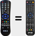Telecomando sostituto di RC1055 (OKIRC1055)
