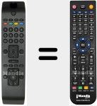 Telecomando sostituto di RC3902