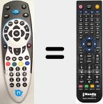 Telecomando sostituto di 2923143 (RC60234R0000)