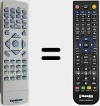 Telecomando sostituto di RCT195DB1 (36166550)