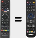 Telecomando sostituto di REMCON1467