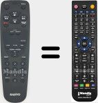 Telecomando sostituto di B12625
