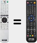 Telecomando sostituto di RMT-D224P (988509569)