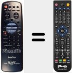 Telecomando sostituto di RRMCG0138AJSA