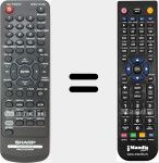 Telecomando sostituto di RRMCGA287AWSA