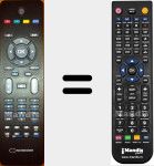 Telecomando sostituto di EXIAHD1910USB