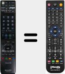 Telecomando sostituto di GA 906 WJSA (RRMCGA906WJSA)