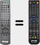 Telecomando sostituto di RMT-D146P (147721211)