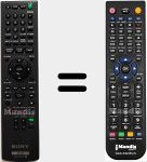 Telecomando sostituto di RMT-D 246 P (148016911)