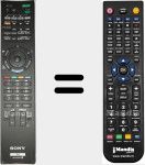 Telecomando sostituto di RM-ED 031 (148771511)