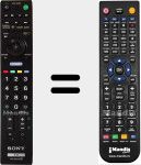 Telecomando sostituto di RM-ED 046 (WS0015901)