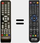 Telecomando sostituto di SRT24HX1001
