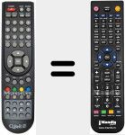 Telecomando sostituto di TTE 16002 CK