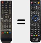 Telecomando sostituto di TVD 105E 113TFBK 113
