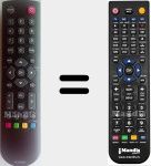 Telecomando sostituto di RC2000E01 (04TCLTEL0222)