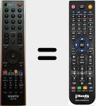 Telecomando sostituto di CT-90327 (RM-D759)