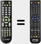 Telecomando sostituto di T vix M 6500 A