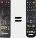 Telecomando sostituto di LED32X16