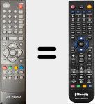 Telecomando sostituto di TQL24HDVD001