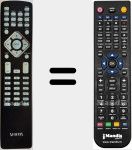 Telecomando sostituto di VU132