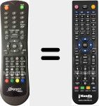 Telecomando sostituto di 02-215 LED 115 B