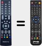 Telecomando sostituto di RC2712 (23072119)
