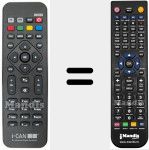 Telecomando sostituto di RC258390301 (3139 238 20591)