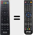 Telecomando sostituto di RT0401HD