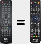 Telecomando sostituto di EasyHomeTDTComboNanoB (EasyHomeTDTComboNanB)