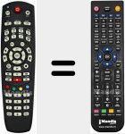 Telecomando sostituto di DRHD001