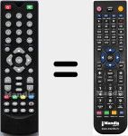 Telecomando sostituto di DTT1582