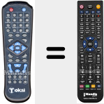 Telecomando sostituto di DVM-206
