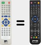 Telecomando sostituto di EasyHomeDVDTDTCombo