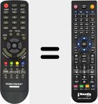 Telecomando sostituto di GI-T/S84CIPVRX