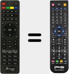 Telecomando sostituto di ATLAS001