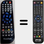 Telecomando sostituto di HD2037