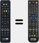 Telecomando sostituto di 4000T2