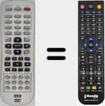 Telecomando sostituto di Iekei001