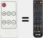 Telecomando sostituto di KPT-2000C