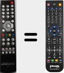 Telecomando sostituto di KR 8600-S TWINPVR