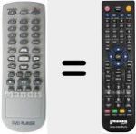 Comandament a dist&agrave;ncia substitut de REMCON085