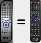 Telecomando sostituto di DHT31NRS