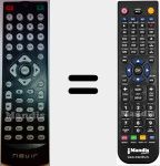 Telecomando sostituto di NVR2316DVD