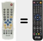 Telecomando sostituto di RC 283207 / 01 (313922885970)