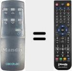 Telecomando sostituto di REMCON2054