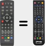Telecomando sostituto di RT0406HD