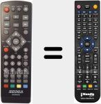 Telecomando sostituto di S5500HD