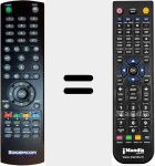 Telecomando sostituto di DT83HD